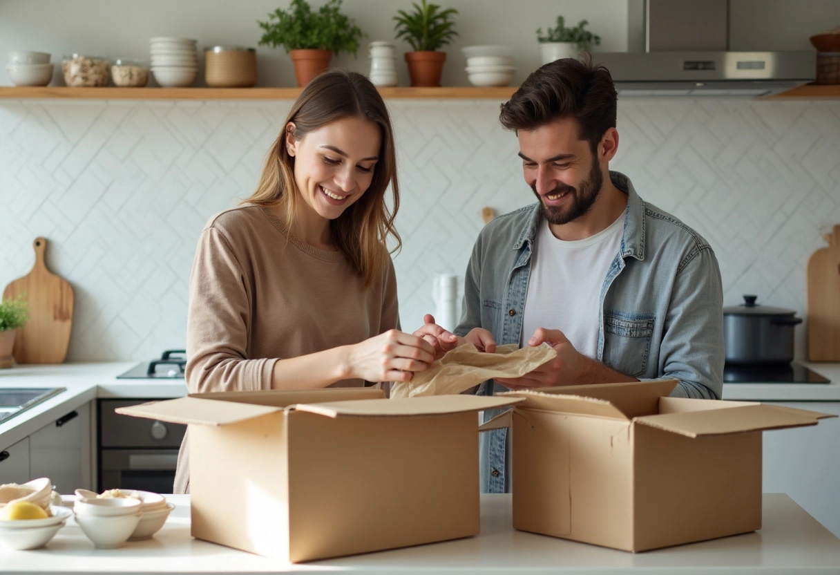déménagement cartons